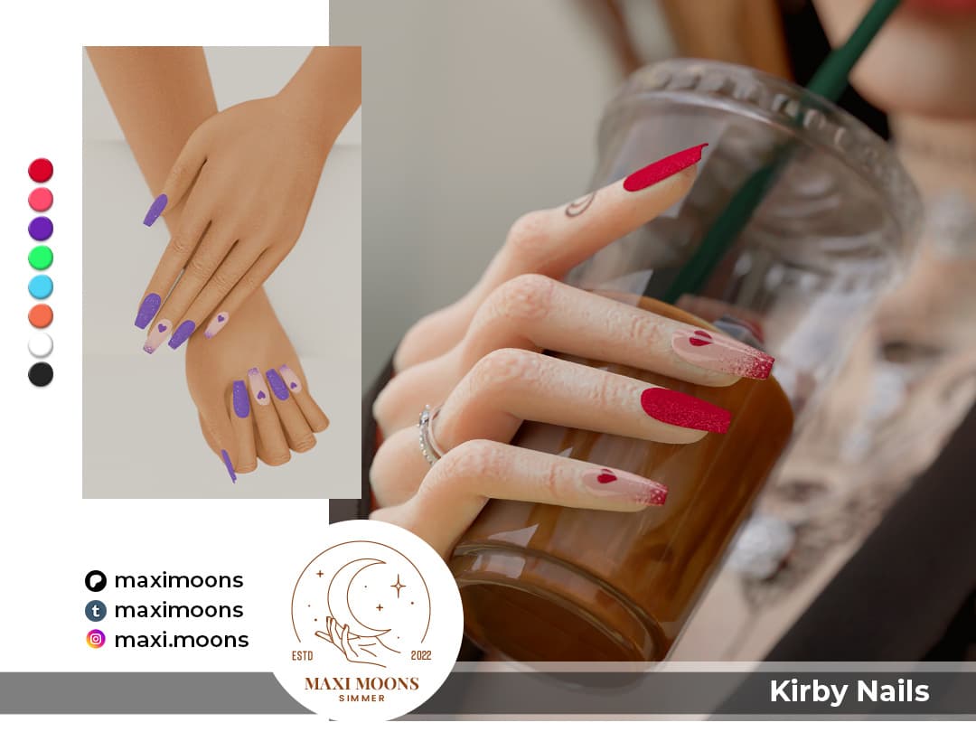 Скриншот мода Маникюр Kirby Nails
